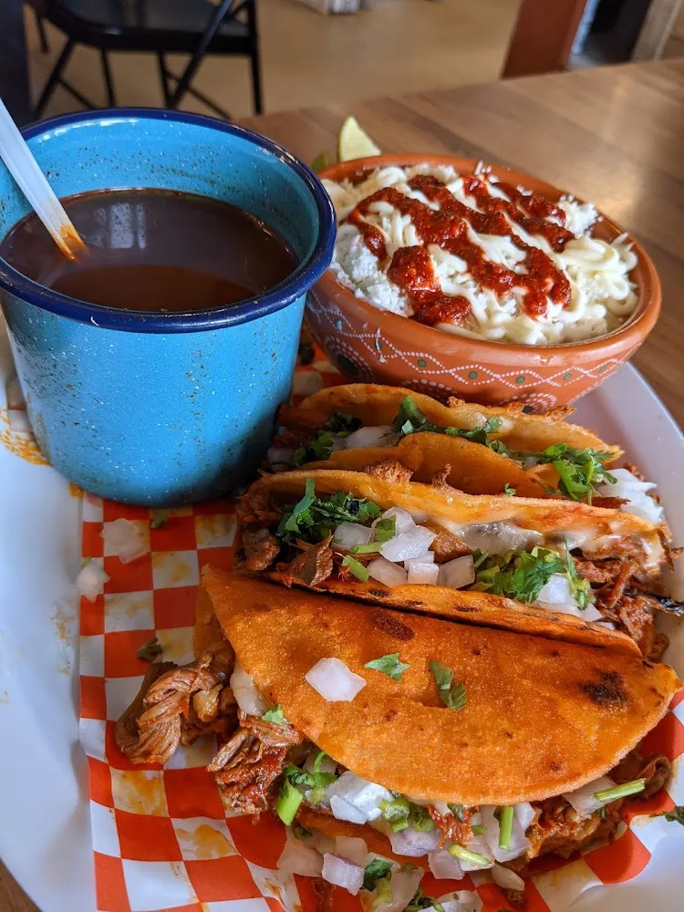 Lamb Birria and Elote